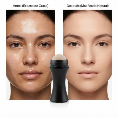 Rodillo Absorbente De Grasa Facial
